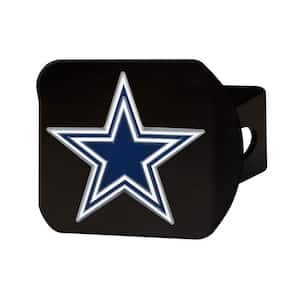 NFL - Dallas Cowboys 3D Color Emblem on Type III Black Metal Hitch Cover