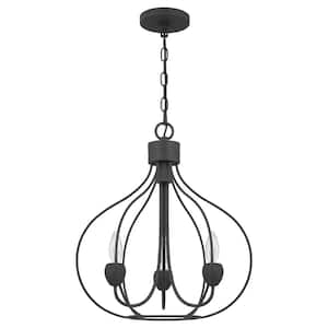 Walsh 3-Light Grey Ash Pendant