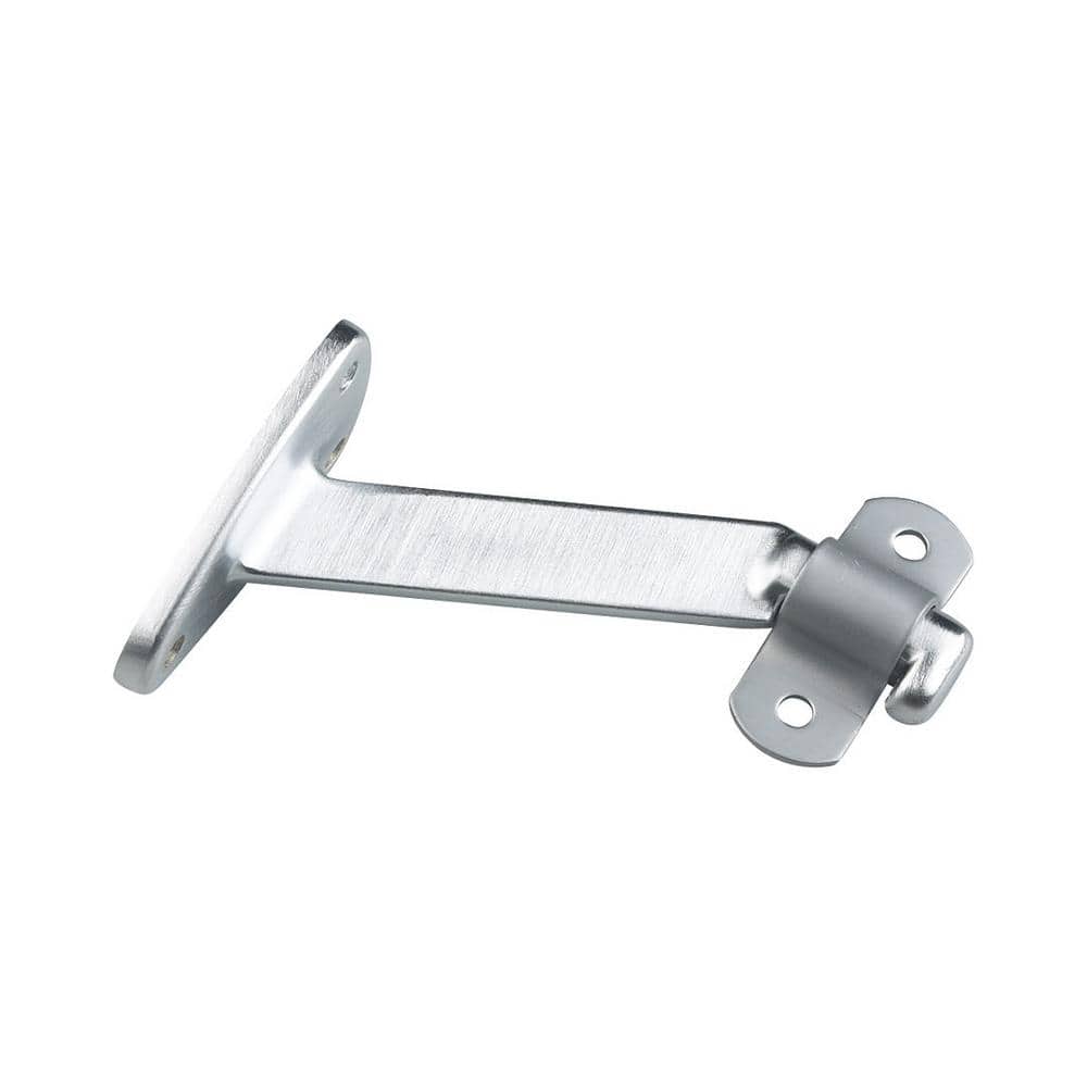 Onward 4-1/16 in. (103 mm) Brushed Chrome Heavy-Duty Aluminum Handrail ...