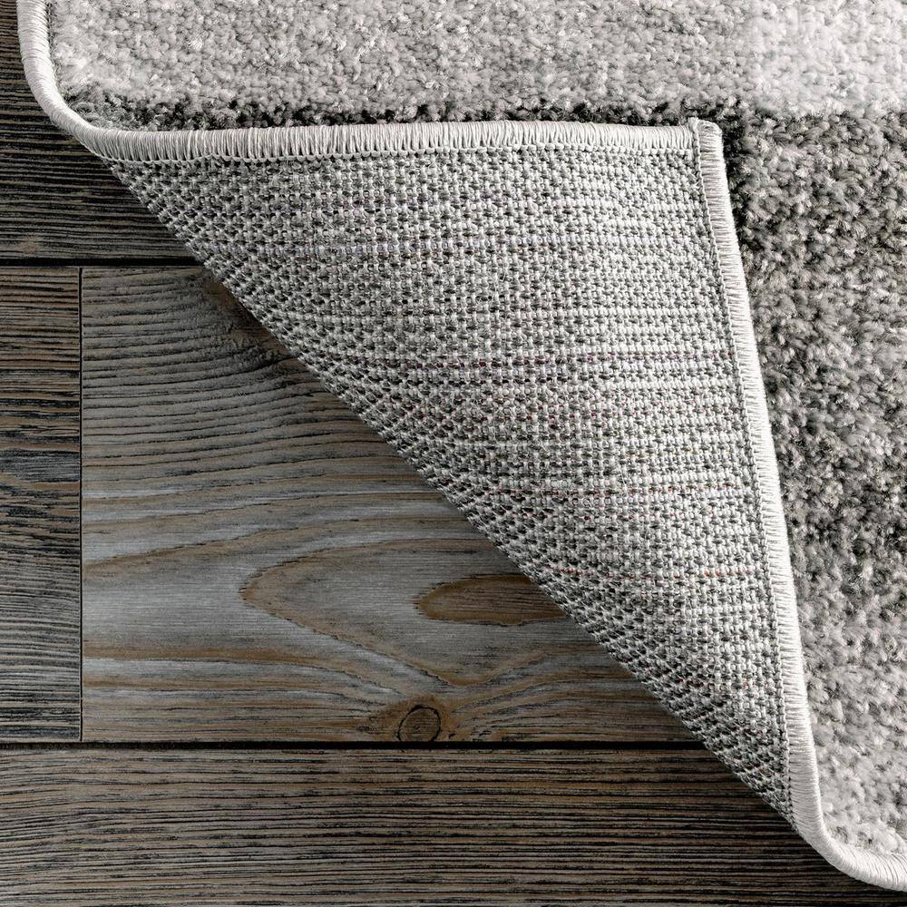 Gray Buffalo Plaid Reversible Synthetic Area Rug