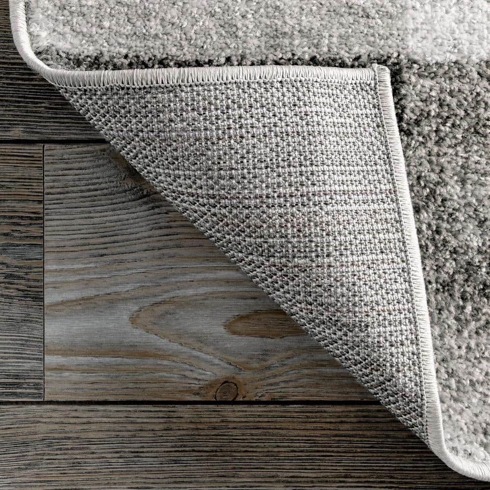 Farmhouse Country 4' x 6' Gray Buffalo Plaid Washable Rug