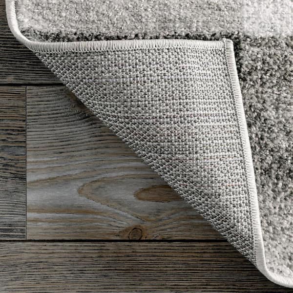 nuLOOM Aisha Buffalo Plaid Gray 9 ft. x 12 ft. Area Rug BDSM26A