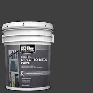 5 gal. #N520-7 Carbon Eggshell Direct to Metal Interior/Exterior Paint