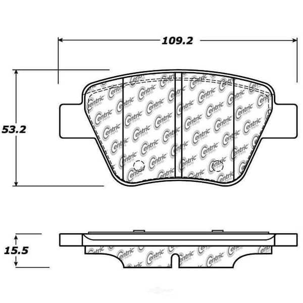 Centric Parts Disc Brake Pad Set