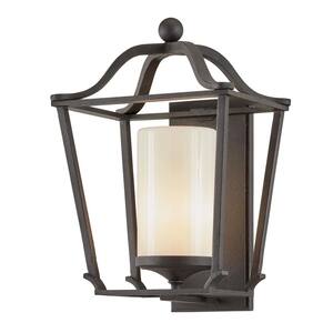 Princeton 1-Light French Iron Outdoor Wall Mount Sconce