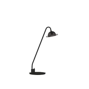 Laurel 20 in. Matte Black Accent Table Lamp