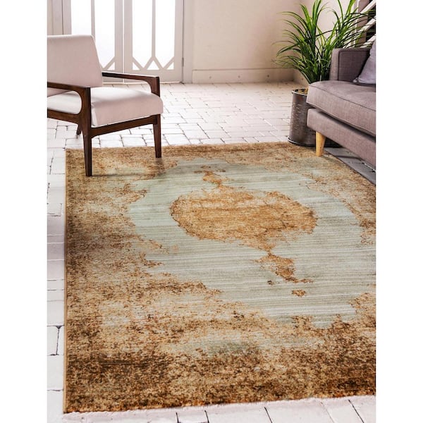 Light Green 4 ft. x 6 ft. Graham Rug