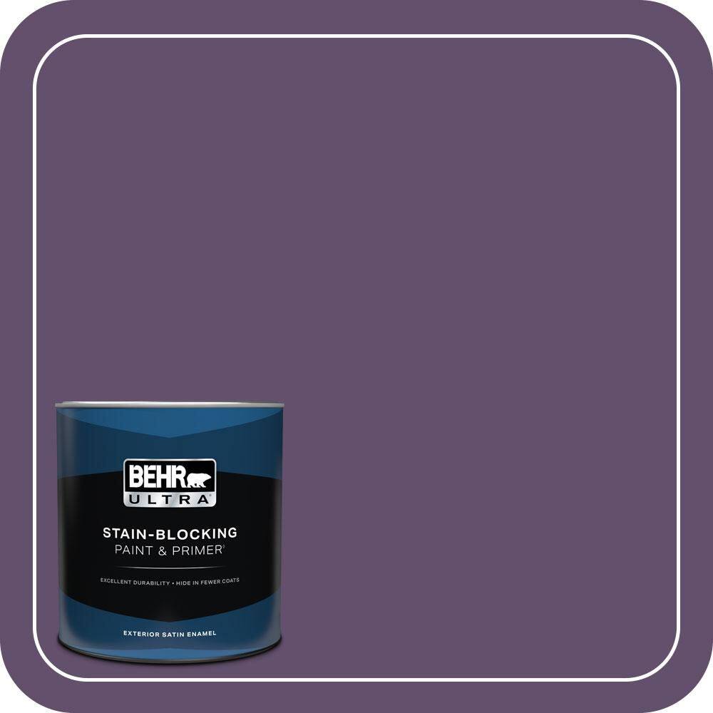 1 qt. #660D-7 Blackberry Farm Satin Enamel Exterior Paint & Primer price history on PriceWatchPro