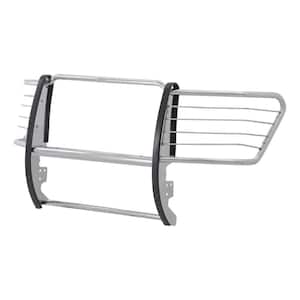 1-1/2-Inch Polished Stainless Steel Grille Guard, No-Drill, Select Ford F-250, F-350, F-450, F-550 Super Duty
