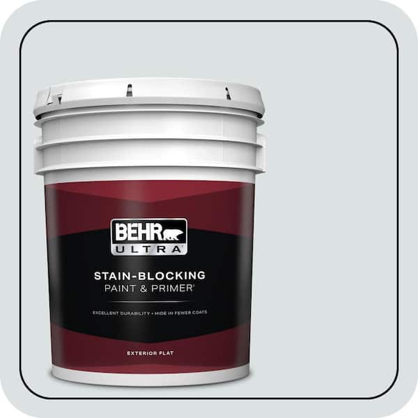 BEHR ULTRA 5 gal. #ECC-32-2 Beach Wind Flat Exterior Paint & Primer