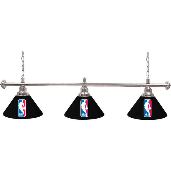 Trademark NBA 3-Light NBA Logo Billiard Lamp