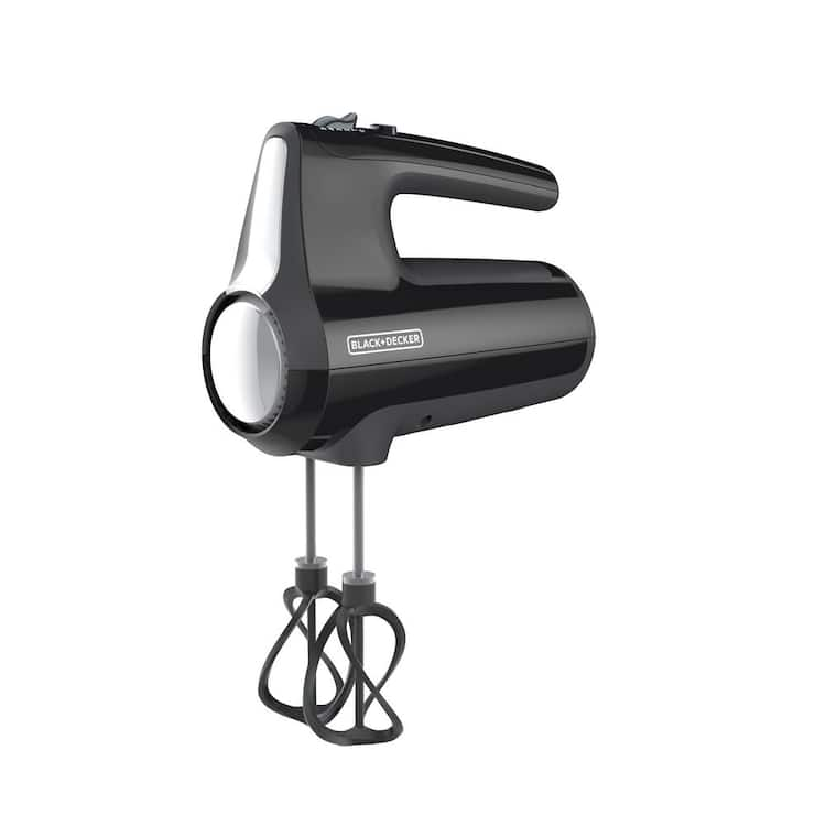 BLACK+DECKER Helix Performance 5-Speed Black Hand Mixer