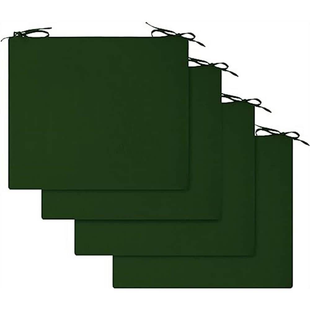 Outdoor Chair Cushions, Waterproof Square Corner Memory Foam Seat Cushions 