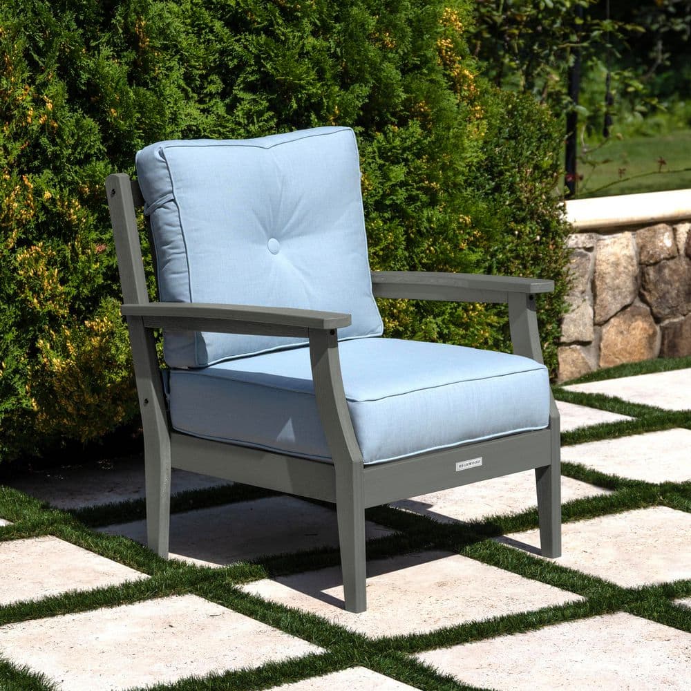 その他 Heywood U.S.A.F Strategic Chair Highwood Lehigh Coastal Teak Recycled Plastic Outdoor Deep Seating