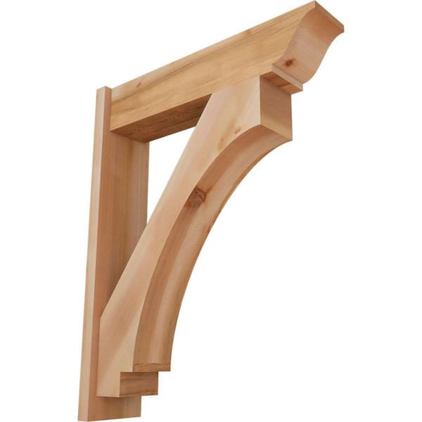 Ekena Millwork 8 in. x 38 in. x 30 in. Western Red Cedar Imperial Traditional Smooth Outlooker