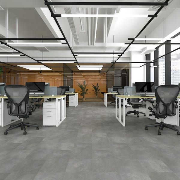 Take Home Sample-Padova Grey 12 MIL x 12 in. W x 24 in. L Waterproof Click Lock Luxury Vinyl Plank Flooring