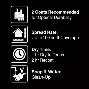 1 qt. #1350 Ultra Pure Black Satin Enamel Interior/Exterior Cabinet, Door & Trim Paint