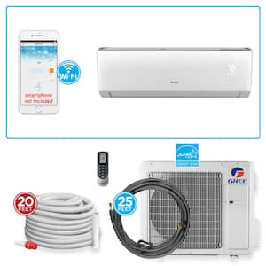 Ultra 33000 BTU 3-Ton Ductless Mini Split Air Conditioner with Heat Pump and Install Kit 230-Volt