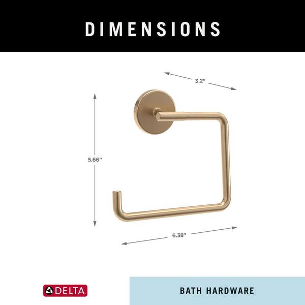 Delta Bath Safety Champagne Bronze BASICS Bathroom Accessory Set Inclu 