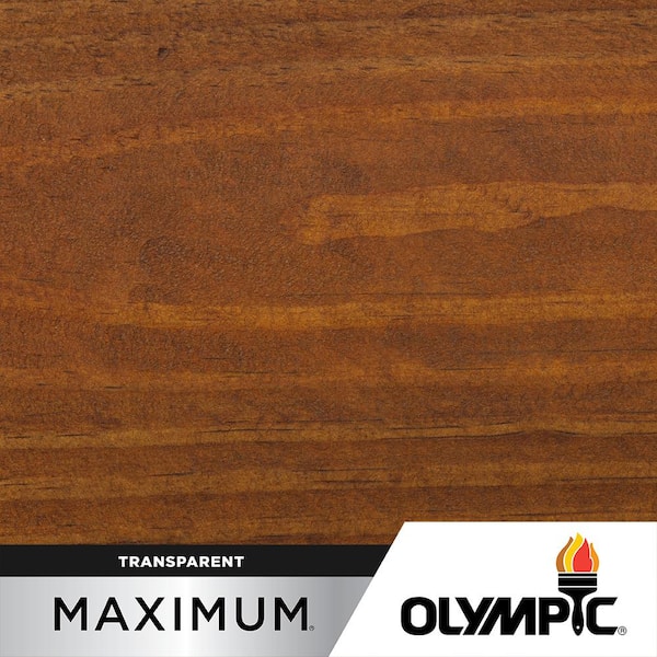 Olympic Maximum 1 gal. Canyon Brown Exterior Stain and Sealant in One Low VOC