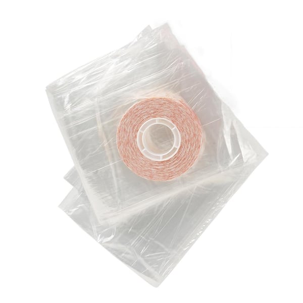 2 in. x 100 ft. Interior/Exterior Clear Plastic Weather Seal Tape