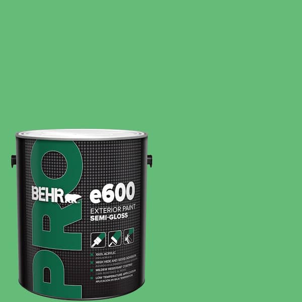 BEHR PRO 1 gal. #450B-5 Lady Luck Semi-Gloss Exterior Paint