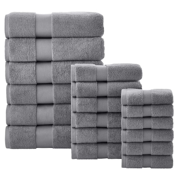 SPA YELLOW Hotel Collection 100% Cotton Bath Towels Soft 600 GSM 6 Pack Set 