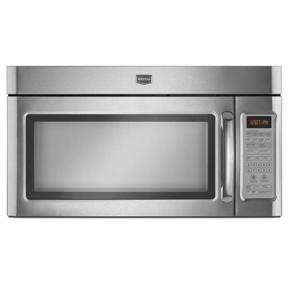 Maytag 1.8 cu. ft. Over the Range Convection Microwave in Stainless Steel with Sensor Cooking-DISCONTINUED