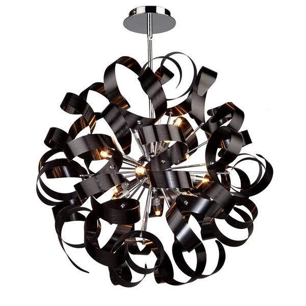 Filament Design Steen 12-Light Chrome Pendant