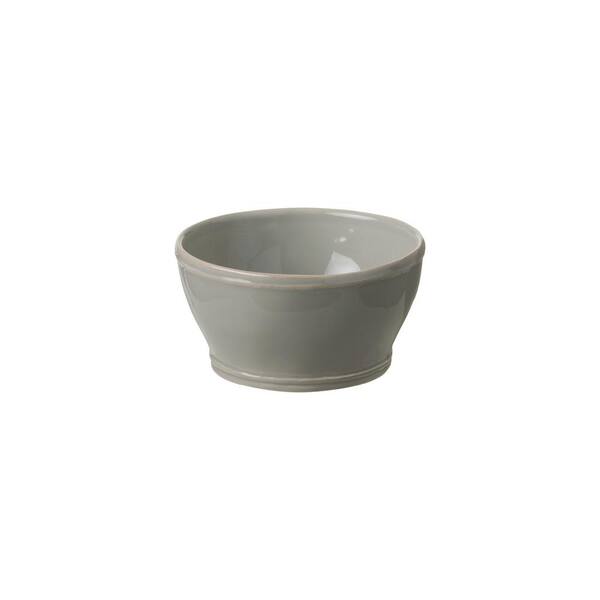 CASAFINA Fontana 26 fl. oz. Dove Grey Ceramic Stoneware Cereal Bowl (Set of 6)