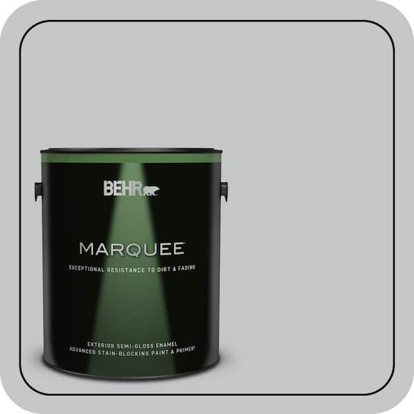 BEHR MARQUEE 1 gal. #N450-2 Zero Gravity Semi-Gloss Enamel Exterior Paint & Primer