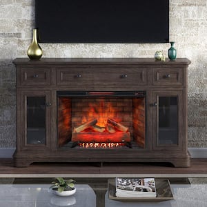 33 in. Ventless Electric Fireplace Insert