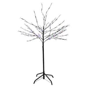 48 in. Color Changing LED Lighted Lights Cherry Blossom Flower Tree