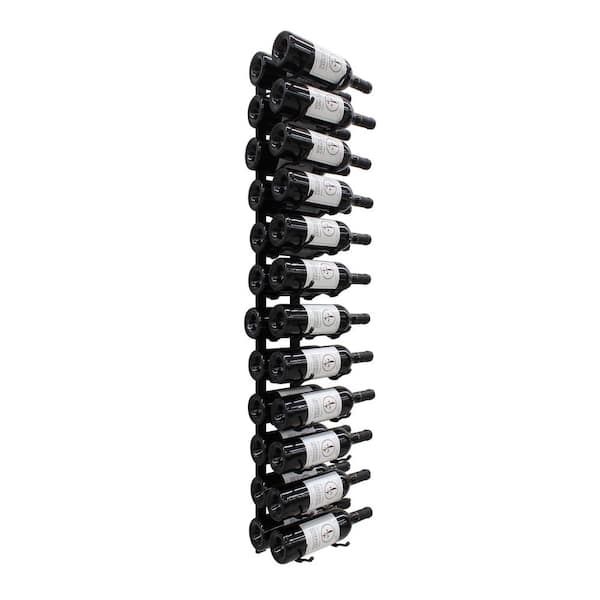 Epicureanist 24-Bottle Epic Black Metal Wine Rack