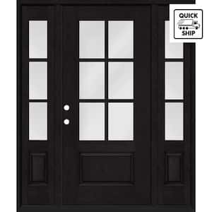 Steves & Sons Regency 64 in. x 80 in. 3/4-6 Lite Clear Glass RH Steves & Sons Regency 64 in. x 80 in. 3/4-6 Lite Clear Glass RH