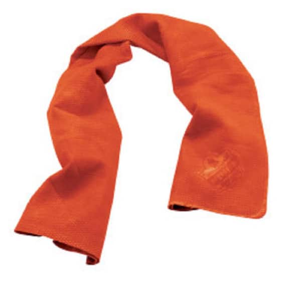 Ergodyne Chill-Its 6602 Orange Evaporative Cooling Towel - PVA