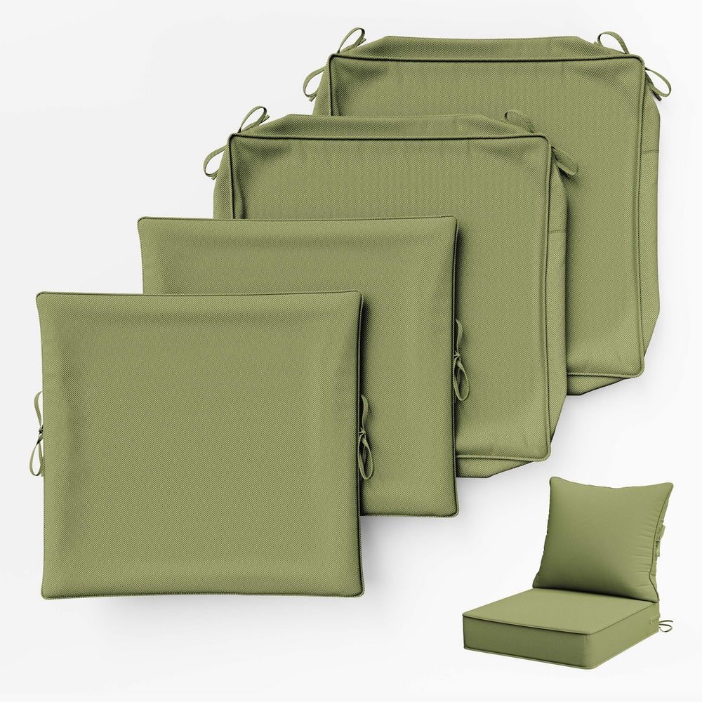 22 in. x 24 in. Slipcover Replacement Outdoor Waterproof Seat&Back Cover Set for Chair and Sofa Oliver (2-Pack) price history on PriceWatchPro