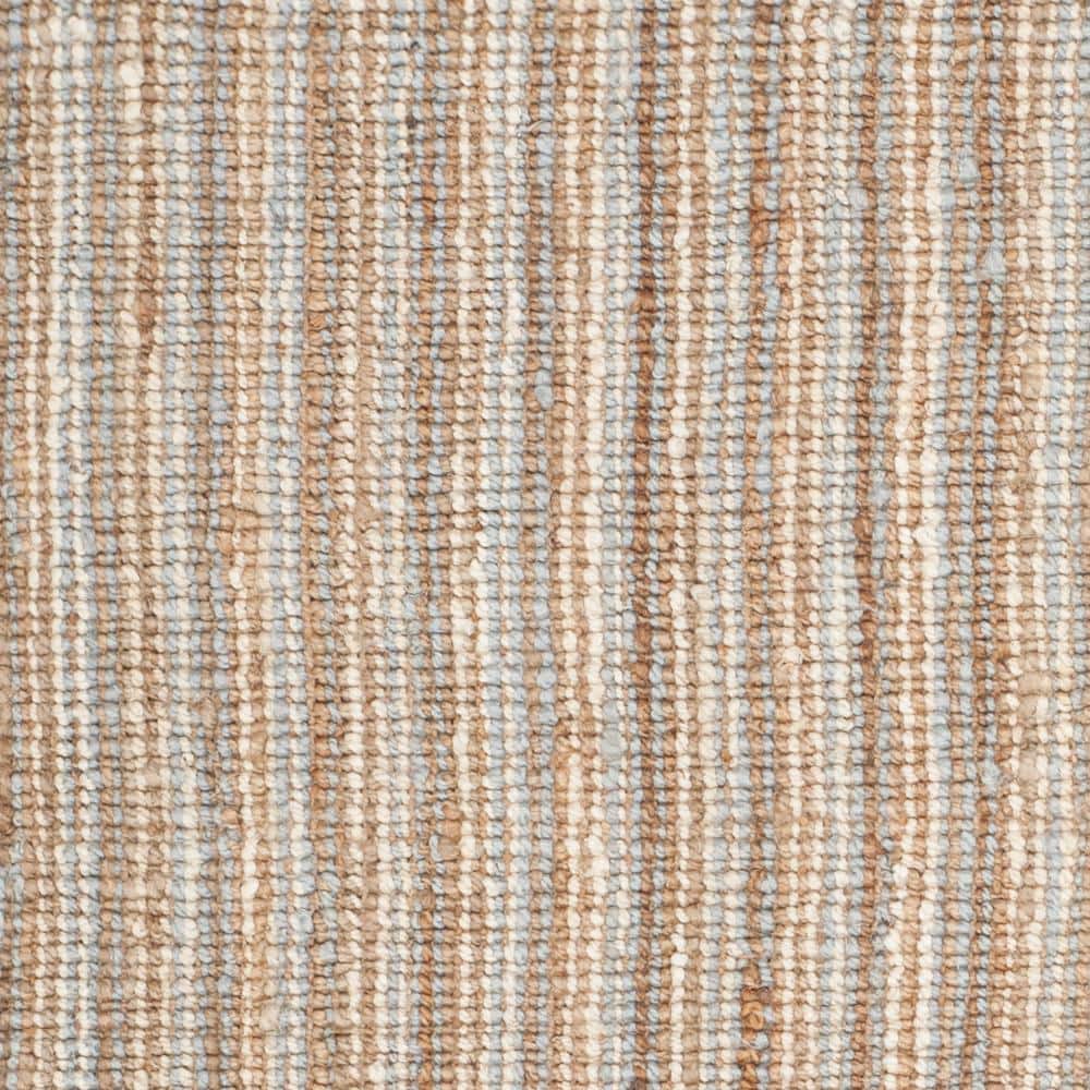 Handmade Reversible Gray and Natural Wool Area Rug