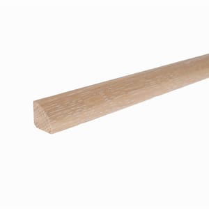 Quarter Round Phoenix 0.75 in. T x 0.75 in. W x 78 in. L Matte White Oak Hardwood Trim