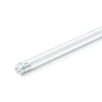 40W Equivalent 4 ft. Linear T12 Instant Fit Daylight Deluxe LED Tube Light Bulb (6500K)