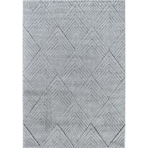 Cadence Soapstone 2'x8' Contemporary Gray Area Rug