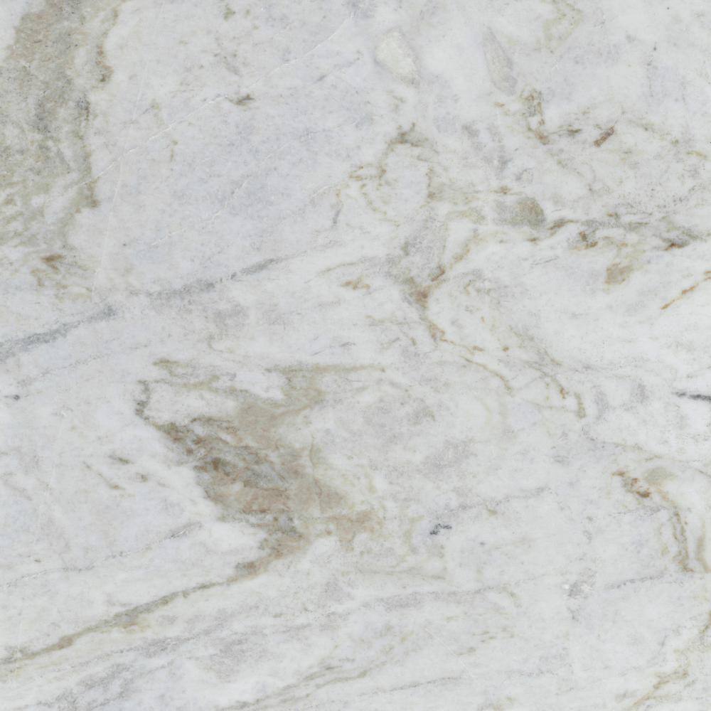 Kalta 24" x 24" White Polished Marble Tile