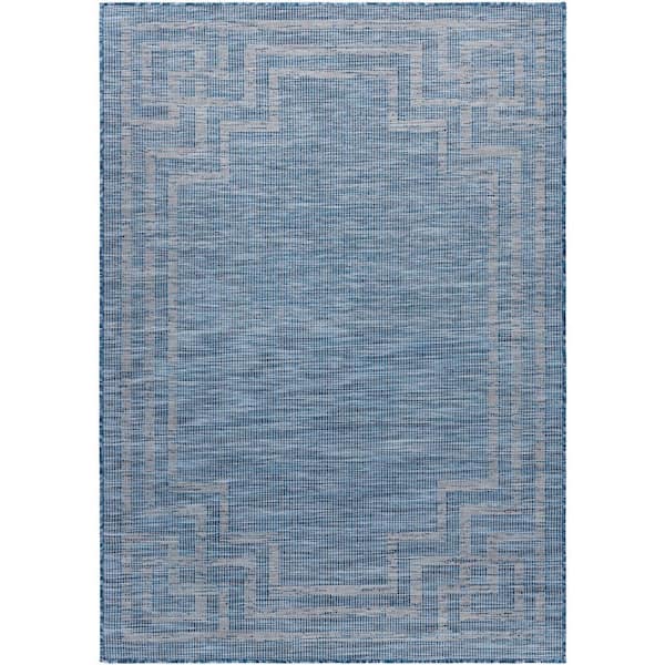 Livabliss Celandine Denim 5 ft. 1 in. x 7 ft. Indoor/Outdoor Area Rug