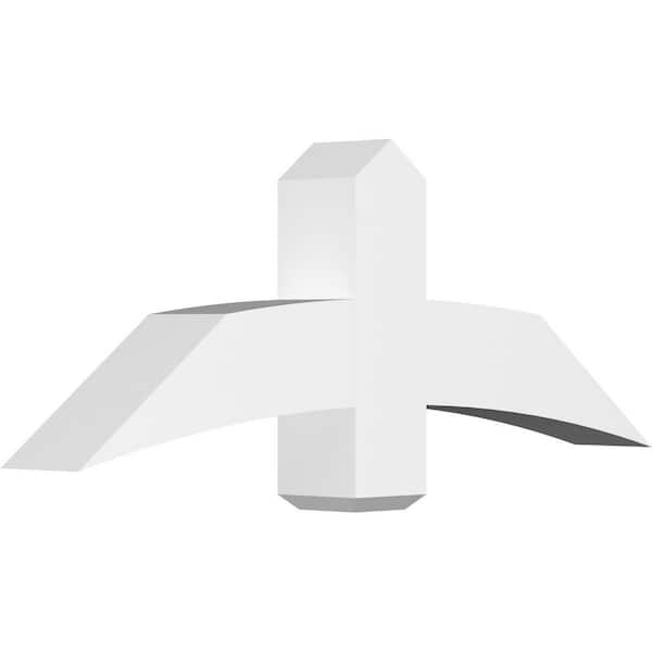Ekena Millwork Bellingham 48 in. W x 18 in. H x 6 in. D Signature Polyurethane Bracket