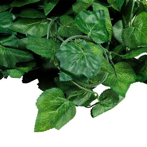 Best Artificial Ghirlanda Edera Anguria 2,1 Metri | Finta Pianta Ricadente Con 80 Foglie | Per Matrimoni E Decorazioni - 3