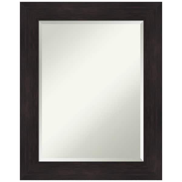 Amanti Art Furniture Espresso 23.5 in. H x 29.5 in. W Framed Wall Mirror