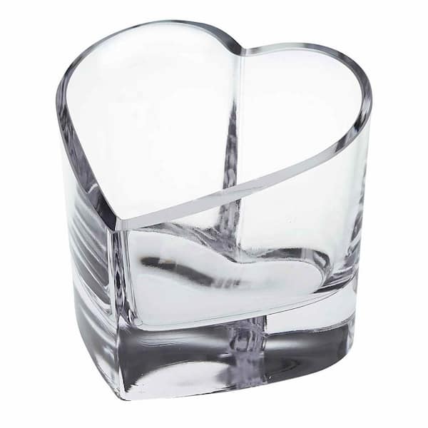 HomeRoots Amelia 6 in. W x 5 in. H x 6 in. D Novelty Clear Crystal Bowls