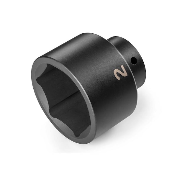 1/2 Inch Drive x 2 Inch 6-Point Impact Socket
