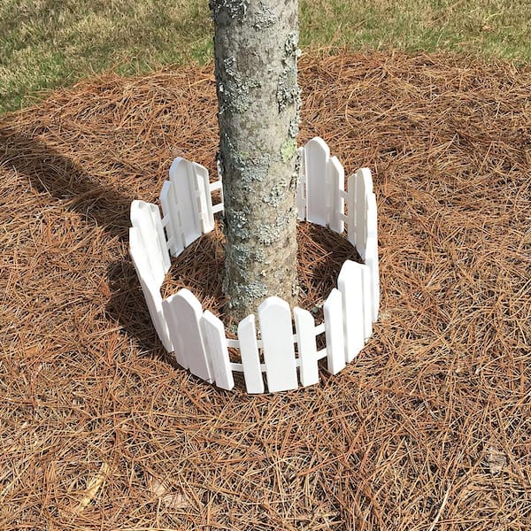 Vigoro 22 in. W x 11 in. H Plastic White Adirondack Decorative