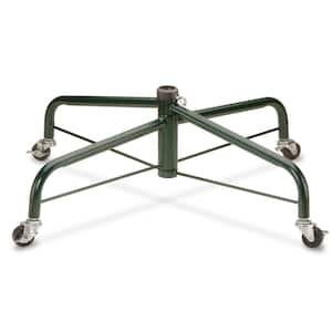 28 in. Folding Tree Stand with Rolling Wheels for 7 1/2 ft. to 8 ft. Trees